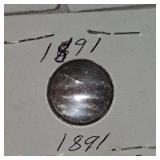 1889,1891,1899,1895,1899 Indian Head Pennies 1c VF