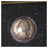 Lot of 5 War Nickels, Jeffersons 5c