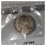 Lot of 5 War Nickels, Jeffersons 5c