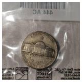 Lot of 5 War Nickels, Jeffersons 5c