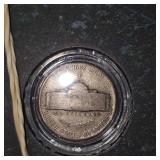 Lot of 5 War Nickels, Jeffersons 5c