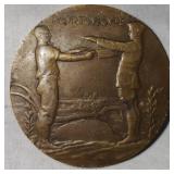 1927 France/American Legion Visit Bronze Medal