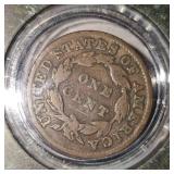 1933 Liberty Large Cent, Very Nice Encaps