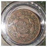 1933 Liberty Large Cent, Very Nice Encaps