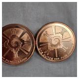 2-1oz   12-21-2012 Copper Rounds