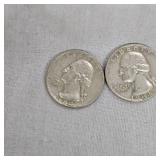 3-1964 Silver Washington 25c