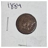 9-Indian Head Pennies 1881-1902