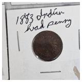 9-Indian Head Pennies 1881-1902