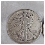 2-1941 Walking Liberty Halfs 50c