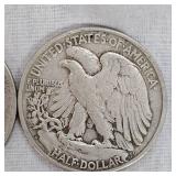 2-1941 Walking Liberty Halfs 50c