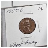 1918-1957 Carded Lot of Wheat Back Pennies (11)
