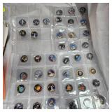The American Space Coin Collection  Nickel and 24kt Coated Kennedys 50c-41 Coins