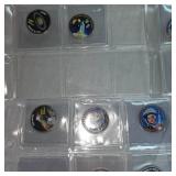 The American Space Coin Collection  Nickel and 24kt Coated Kennedys 50c-41 Coins