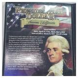 24K Thomas Jefferson, John Adams Presidential Series