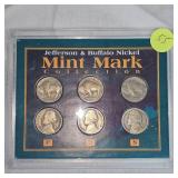 Buffalo and Jefferson Nickel Mint Mark Collection