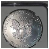 2019 Silver Eagle NGC MS70, Incredible Nice Detail