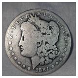 1881-O Morgan $1