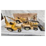 Lot of 3 Ertl IH Die Cast Backhoes