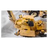 Lot of 3 Ertl IH Die Cast Backhoes