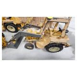 Lot of 3 Ertl IH Die Cast Backhoes