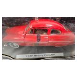 Motor Max 1949 Mercury Fire  Chief, As New in Box