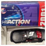 Action 1:24 2001 Teal Car Bill Elliot #9A, As New, In Box