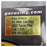 Action 1:24 Miller Lite Rusty Wallace #2 Black, As New, In Box