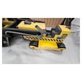 2-Tonka Pressed Tin Backhoes