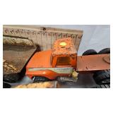4-Vintage Nylint Semi Tractors and Dump Truck