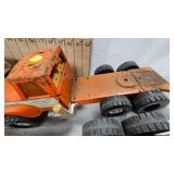 4-Vintage Nylint Semi Tractors and Dump Truck