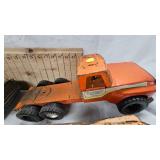 4-Vintage Nylint Semi Tractors and Dump Truck