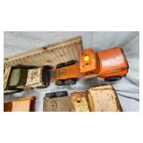4-Vintage Nylint Semi Tractors and Dump Truck
