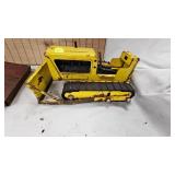 Classic Tonka Bulldozier and Trailer