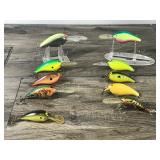 Lot of 10 Fishing Lures - see description for more info info
