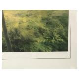 Framed Print of Northern Pike with a Perch in its Mouth (Sun Dance - Larry Tople)