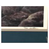 Signed, Framed and Numbered Print of Northern Pike By Tom Carter - 719/1400