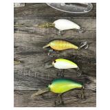Lot of 10 Collectible Fishing Lures - see description for more info