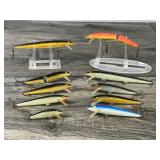 Lot of 10 Rapala Fishing Lures - see description for more info