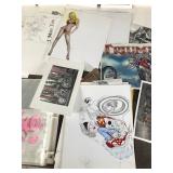 Lot of Artwork - Drawings / Prints and More - Looks Like they Were Done at Fort Leavenworth Prison - Mainly Motorcycle Artwork