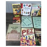 Lot of Books on Antiques, Collectibles and More - Comics - Earnhardt - PEZ - Depression Glass - Fenton - Mechanical Toys