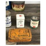 Large Lot of Collectible Vintage Tins - see description for more info