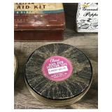 Large Lot of Collectible Vintage Tins - see description for more info