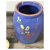 Lot of Vintage Crocks, Jug and Bowls - Looks Like they are All Made out Clay