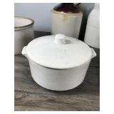 Lot of Vintage Crocks, Jug and Bowls - Looks Like they are All Made out Clay