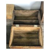 Lot of Vintage Wooden Boxes & Cigar Boxes  - see description for more info