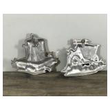 2 - Vintage Sexton 1976 Metal Wall Hanging Plaques