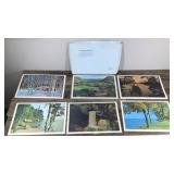 6 - Vintage Minnesota Placemats (Color Scenes of the Gopher State) - Permanent - Reversible - Washable