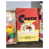 Lot of Vintage Games - Darts in Original Packages, The Game of Cootie & Block Craft Construction Blocks