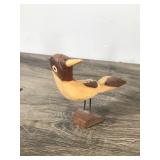 3 - Hand Carved Wooden Bird Figurines