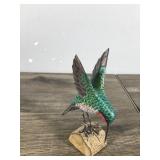 3 - Hand Carved Wooden Bird Figurines
